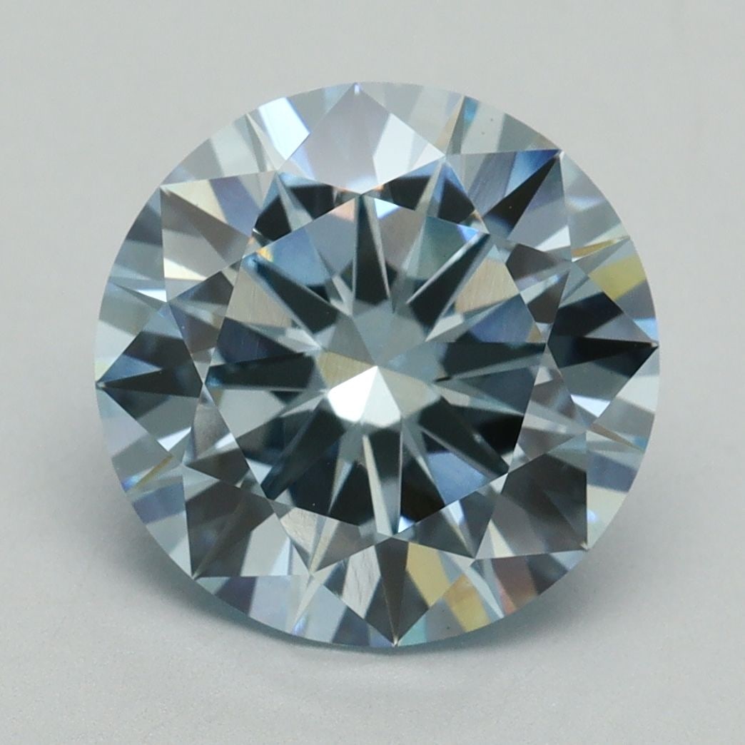 Loose Diamond - ROUND 4.01ct Fancy Intense Blue VS1 (1 of 1)