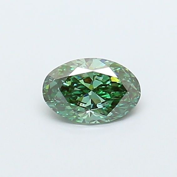 Loose Diamond - OVAL 0.64ct Fancy Vivid Green VS1 (1 of 1)