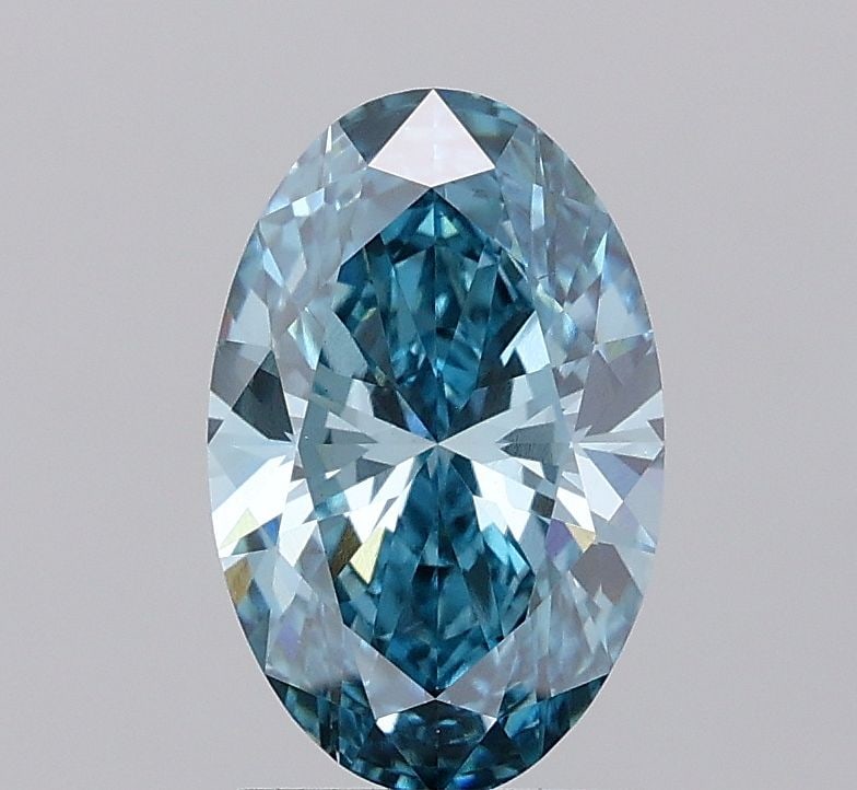 Loose Diamond - OVAL 1.83ct Fancy Vivid Blue VS1 (1 of 1)