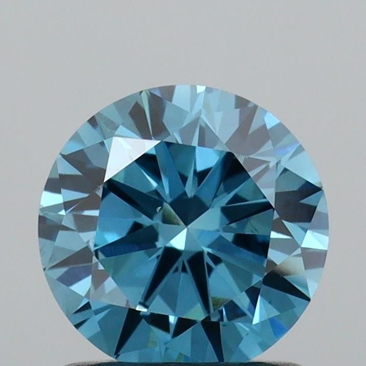 Loose Diamond - ROUND 1.01ct Fancy Vivid Blue VS1 (1 of 1)