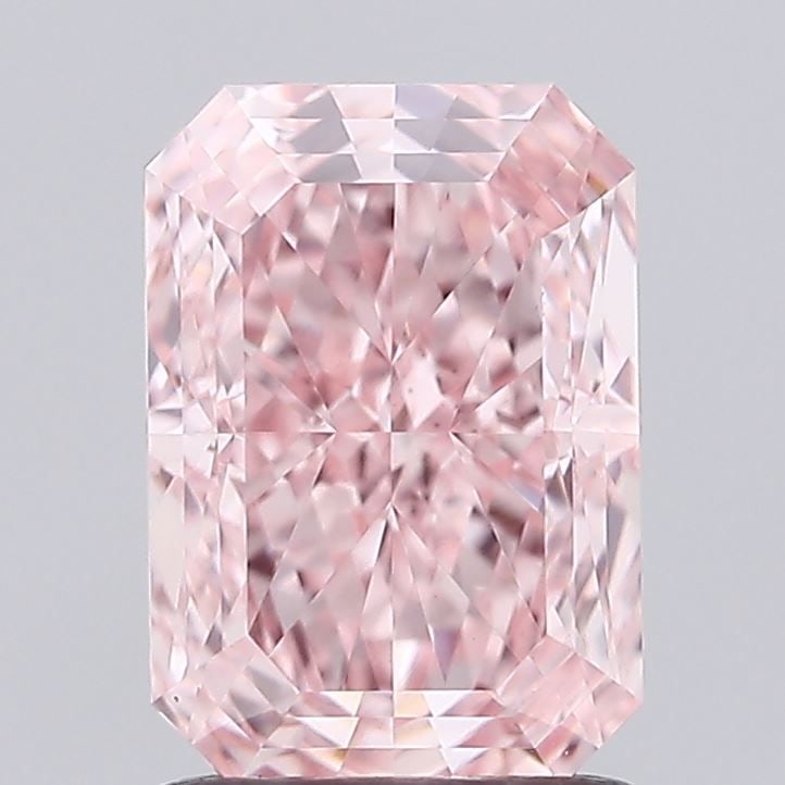 Loose Diamond - RADIANT 1.49ct Fancy Vivid Pink VVS2: Loose Diamond - RADIANT 1.49ct Fancy Vivid Pink VVS2 Source: This is a real non-mined Diamond that has been grown in a lab Shape: RADIANT Carats: 1.49 Color: Fancy Vivid Pink Certification: IGI Video: