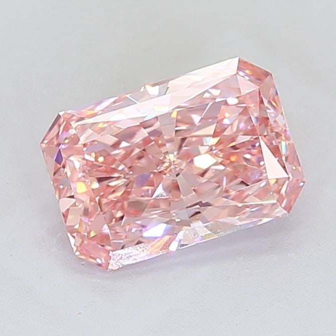 Loose Diamond - RADIANT 3.02ct Fancy Vivid Pink VS1: Loose Diamond - RADIANT 3.02ct Fancy Vivid Pink VS1 Source: This is a real non-mined Diamond that has been grown in a lab Shape: RADIANT Carats: 3.02 Color: Fancy Vivid Pink Certification: IGI Video: