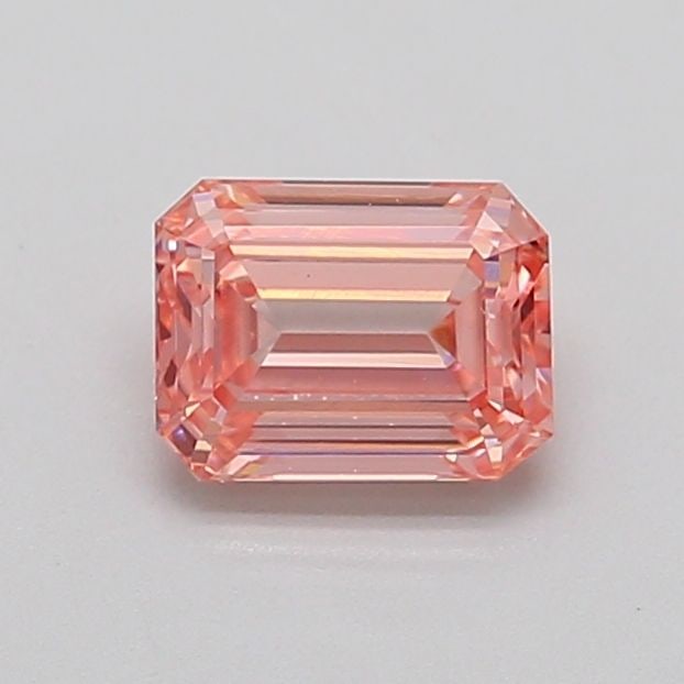 Loose Diamond - EMERALD 0.84ct Fancy Intense Pink VS2: Loose Diamond - EMERALD 0.84ct Fancy Intense Pink VS2 Source: This is a real non-mined Diamond that has been grown in a lab Shape: EMERALD Carats: 0.84 Color: Fancy Intense Pink Certification: IGI Vid