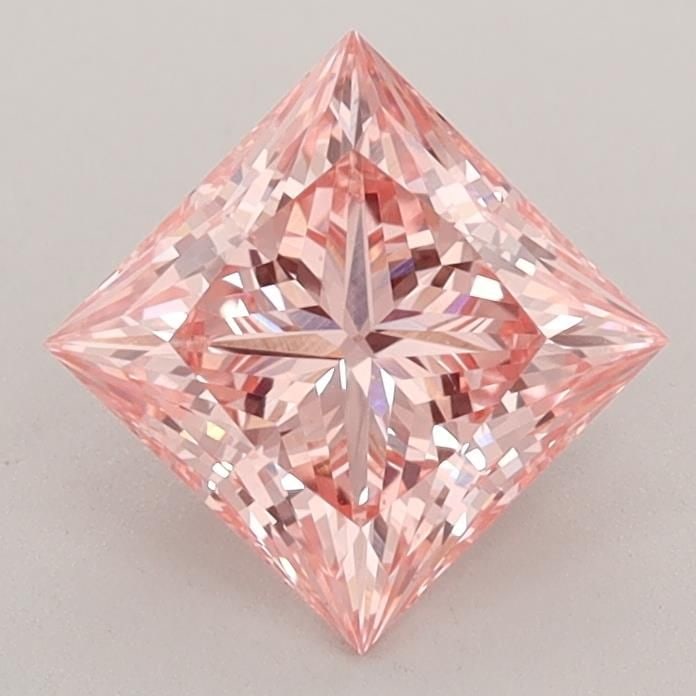 Loose Diamond - PRINCESS 1.29ct Fancy Intense Pink VS1 (1 of 1)