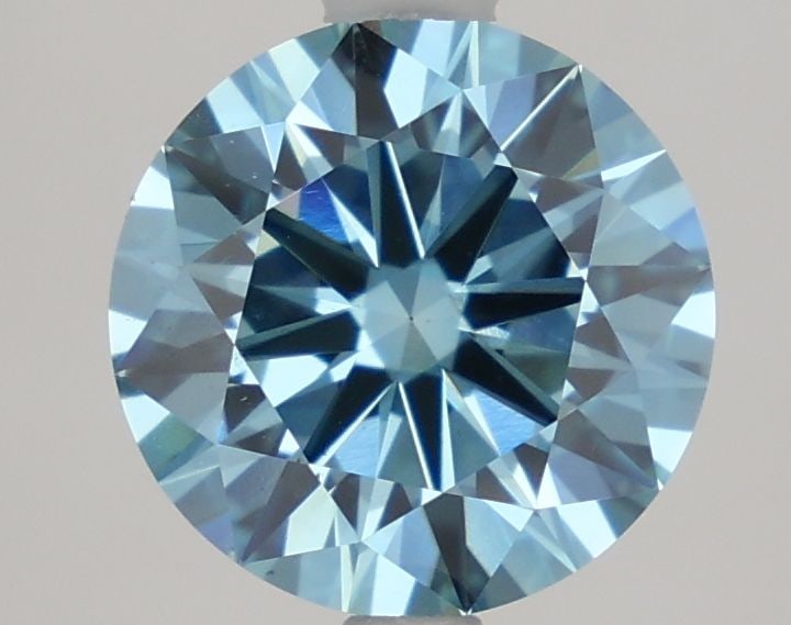 Ideal Loose Diamond - ROUND 2.4ct Fancy Vivid Blue VS1 (1 of 1)