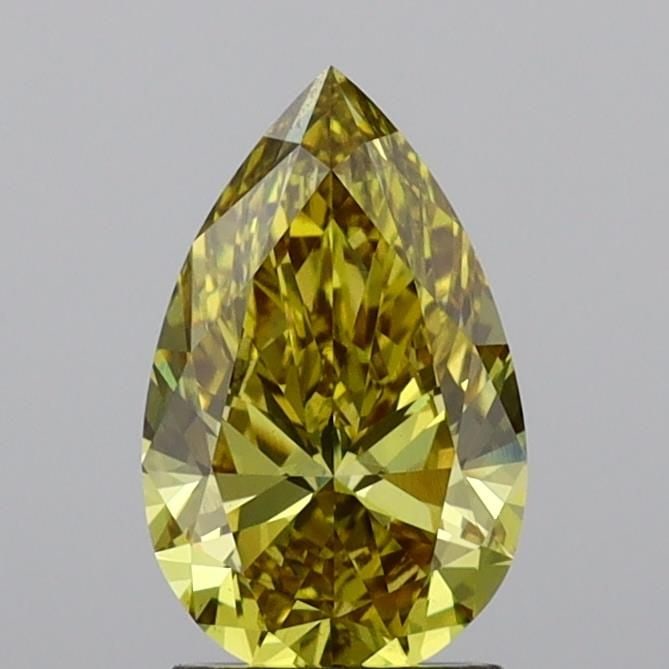 Loose Diamond - PEAR 2.01ct Fancy Vivid Yellow VS2 (1 of 1)