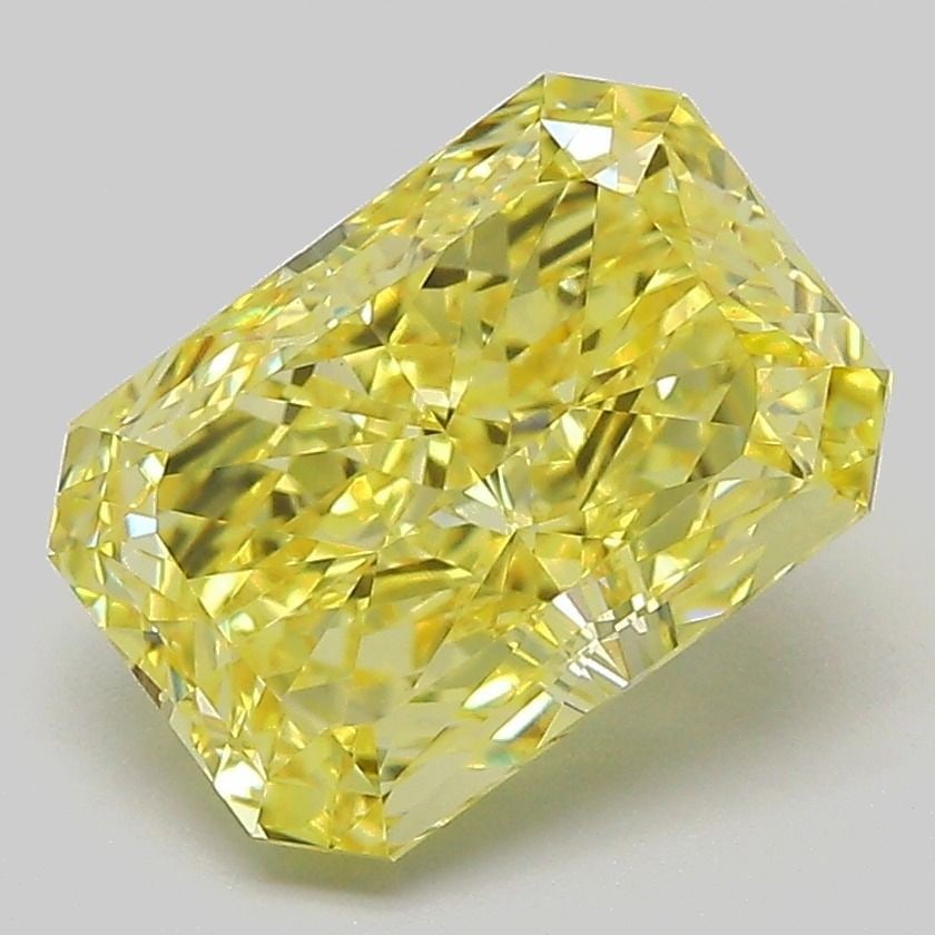 Loose Diamond - RADIANT 3.1ct Fancy Vivid Yellow VS1 (1 of 1)