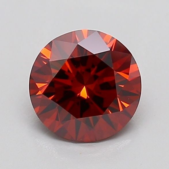 Ideal Loose Diamond - ROUND 1.02ct Fancy Deep Orange VS1 (1 of 1)