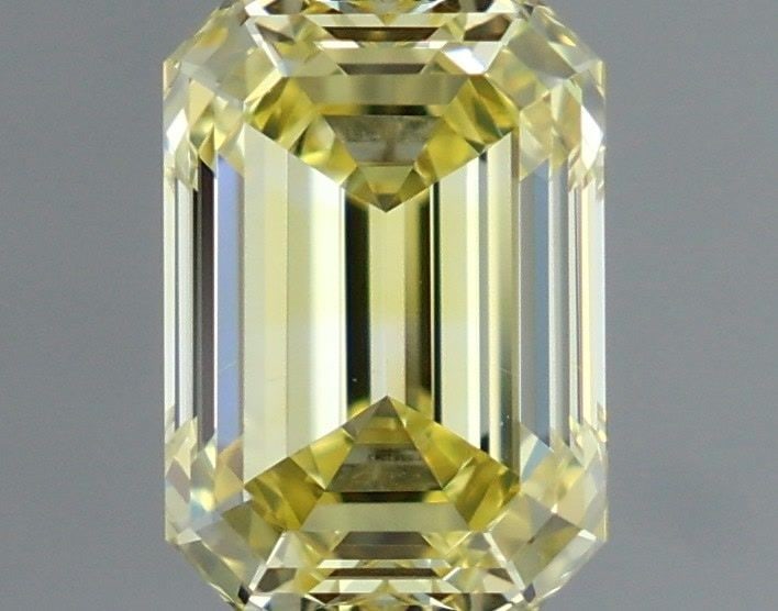 Loose Diamond - EMERALD 1.07ct Fancy Intense Yellow VVS2 (1 of 1)