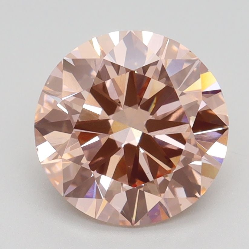 Loose Diamond - ROUND 2.5ct Fancy Pink VS2 (1 of 1)