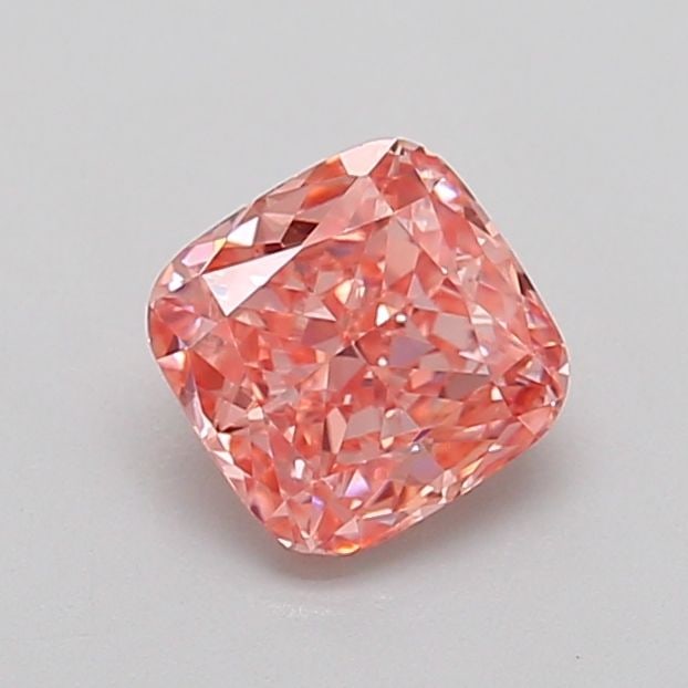 Loose Diamond - CUSHION MODIFIED 0.86ct Fancy Vivid Pink VS2: Loose Diamond - CUSHION MODIFIED 0.86ct Fancy Vivid Pink VS2 Source: This is a real non-mined Diamond that has been grown in a lab Shape: CUSHION MODIFIED Carats: 0.86 Color: Fancy Vivid Pink Certific