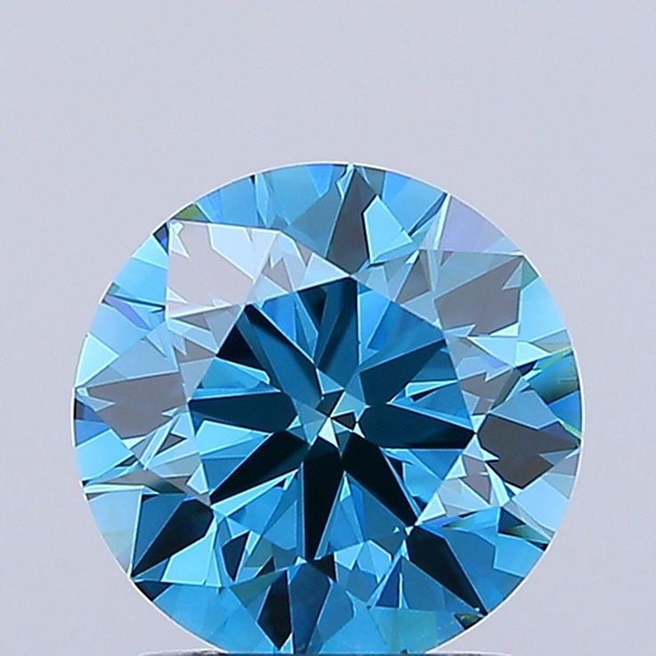 Loose Diamond - ROUND 2.0ct Fancy Vivid Blue VS1 (1 of 1)