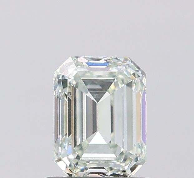 Loose Diamond - EMERALD 1.02ct Fancy Light Yellowish Green VS1: Loose Diamond - EMERALD 1.02ct Fancy Light Yellowish Green VS1 Source: This is a real non-mined Diamond that has been grown in a lab Shape: EMERALD Carats: 1.02 Color: Fancy Light Yellowish Green Cert