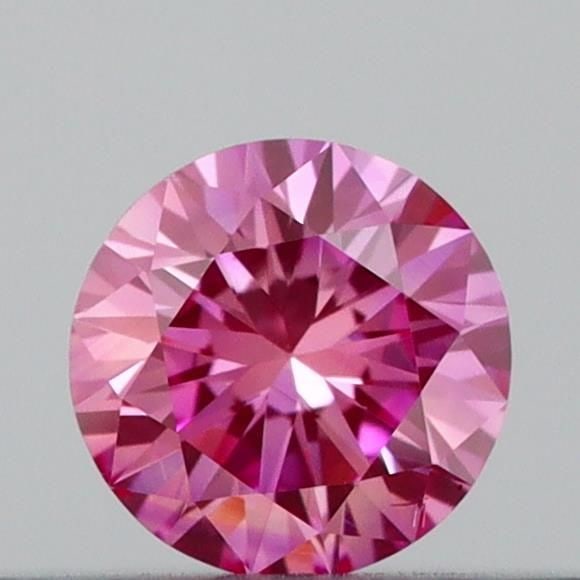 Loose Diamond - ROUND 0.17ct Fancy Vivid Pink VS2: Loose Diamond - ROUND 0.17ct Fancy Vivid Pink VS2 Source: This is a real non-mined Diamond that has been grown in a lab Shape: ROUND Carats: 0.17 Color: Fancy Vivid Pink Certification: IGI Video: