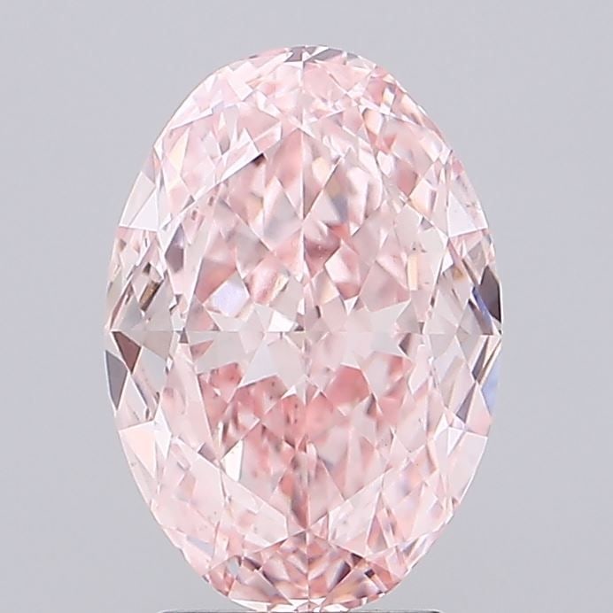 Loose Diamond - OVAL 3.05ct Fancy Vivid Pink VS1: Loose Diamond - OVAL 3.05ct Fancy Vivid Pink VS1 Source: This is a real non-mined Diamond that has been grown in a lab Shape: OVAL Carats: 3.05 Color: Fancy Vivid Pink Certification: IGI Video: