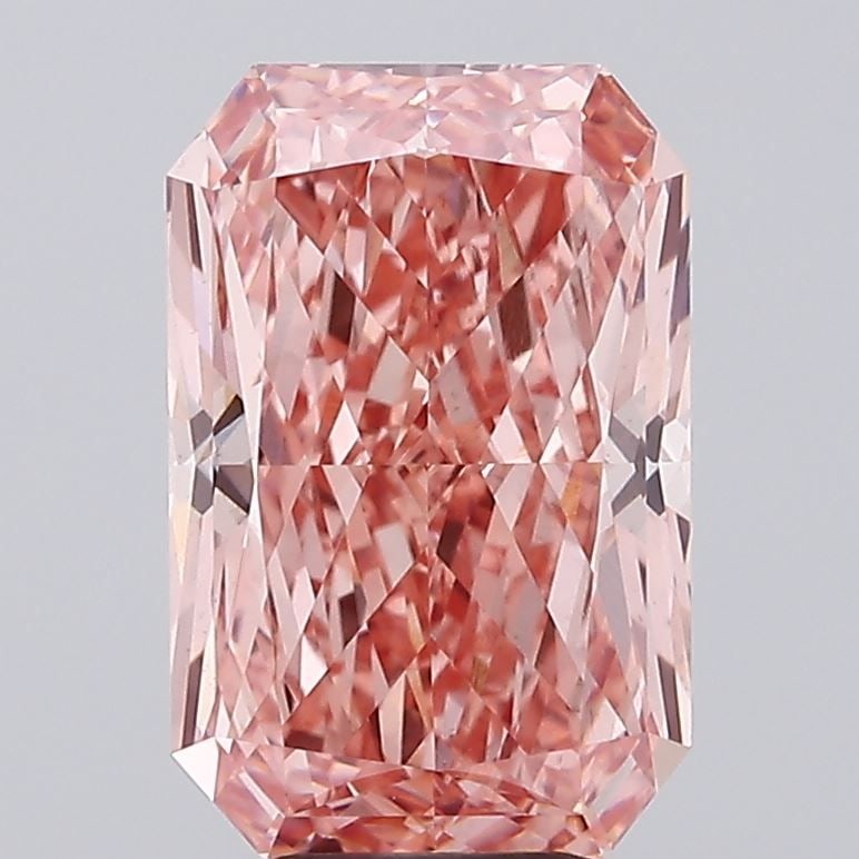 Loose Diamond - RADIANT 5.55ct Fancy Vivid Pink VS1 (1 of 1)