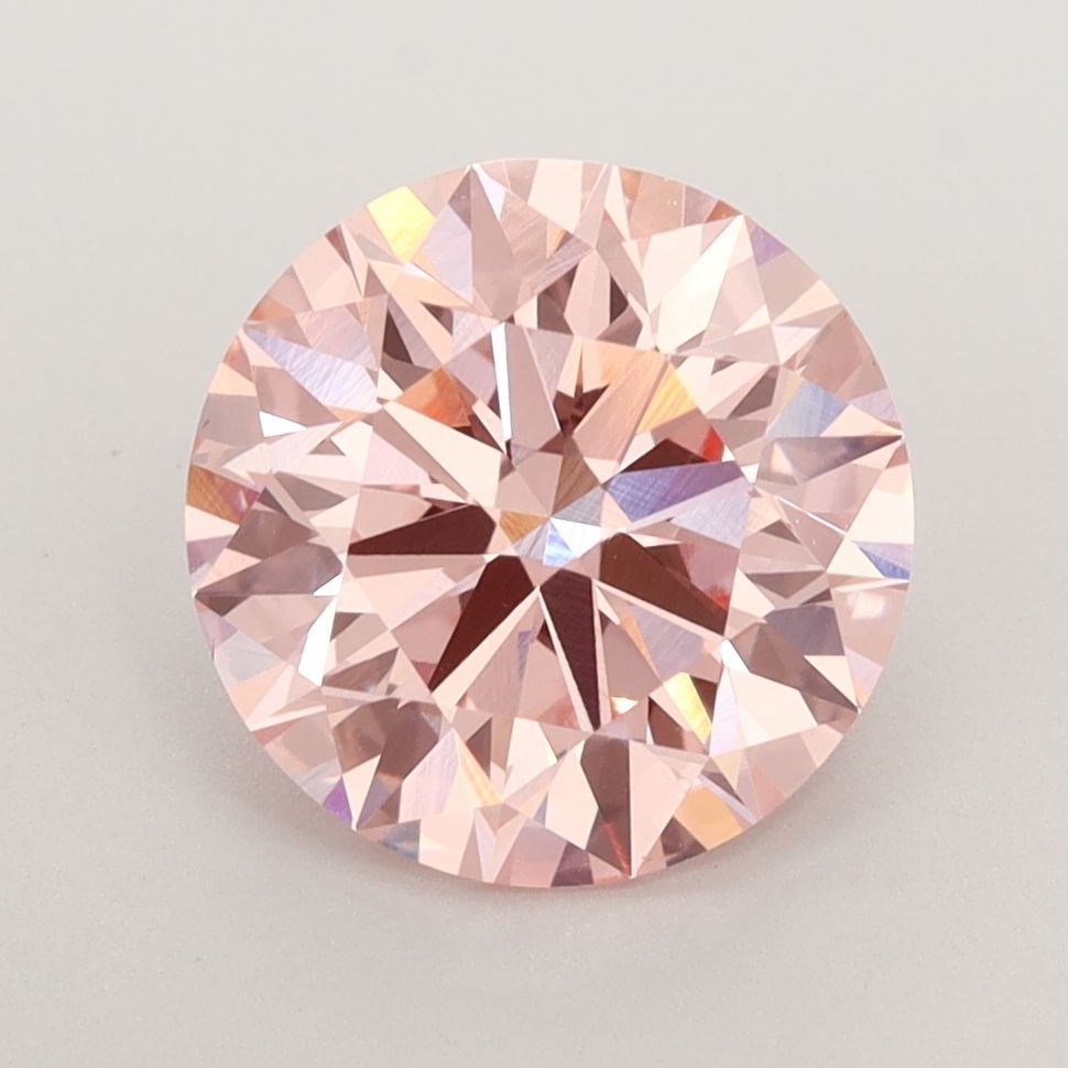 Ideal Loose Diamond - ROUND 3.11ct Fancy Intense Pink VS1: Ideal Loose Diamond - ROUND 3.11ct Fancy Intense Pink VS1 Source: This is a real non-mined Diamond that has been grown in a lab Shape: ROUND Carats: 3.11 Color: Fancy Intense Pink Certification: IGI V