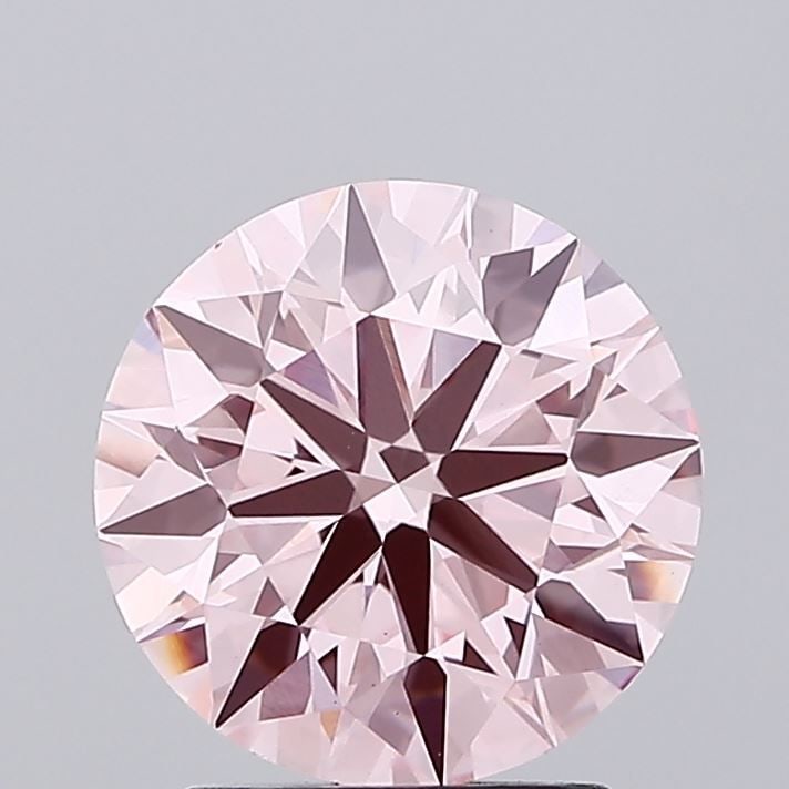 Ideal Loose Diamond - ROUND 2.35ct Fancy Intense Pink VS1: Ideal Loose Diamond - ROUND 2.35ct Fancy Intense Pink VS1 Source: This is a real non-mined Diamond that has been grown in a lab Shape: ROUND Carats: 2.35 Color: Fancy Intense Pink Certification: IGI V