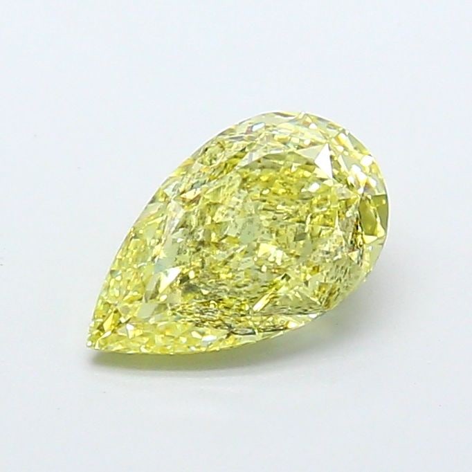 Loose Diamond - PEAR 1.01ct Fancy Yellow VS1: Loose Diamond - PEAR 1.01ct Fancy Yellow VS1 Source: This is a real non-mined Diamond that has been grown in a lab Shape: PEAR Carats: 1.01 Color: Fancy Yellow Certification: IGI Video: