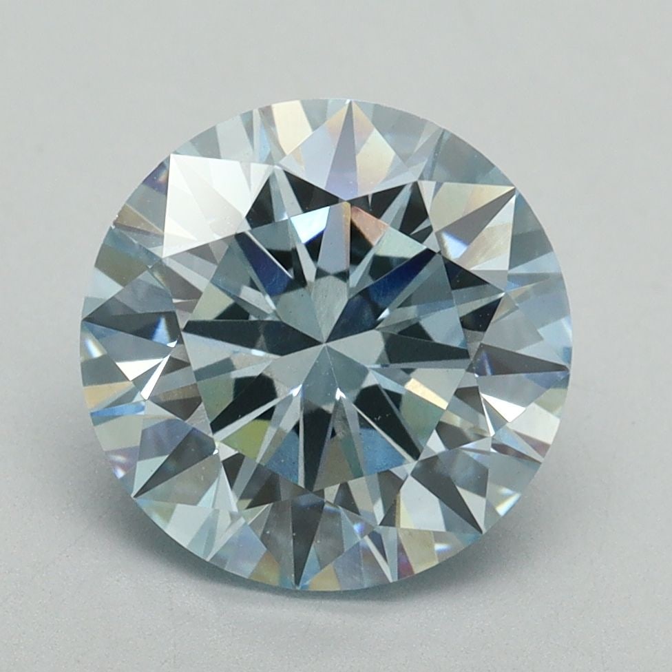 Ideal Loose Diamond - ROUND 3.19ct Fancy Intense Blue VS1: Ideal Loose Diamond - ROUND 3.19ct Fancy Intense Blue VS1 Source: This is a real non-mined Diamond that has been grown in a lab Shape: ROUND Carats: 3.19 Color: Fancy Intense Blue Certification: IGI