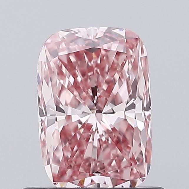 Loose Diamond - CUSHION BRILLIANT 0.77ct Fancy Vivid Pink VS1: Loose Diamond - CUSHION BRILLIANT 0.77ct Fancy Vivid Pink VS1 Source: This is a real non-mined Diamond that has been grown in a lab Shape: CUSHION BRILLIANT Carats: 0.77 Color: Fancy Vivid Pink Certif