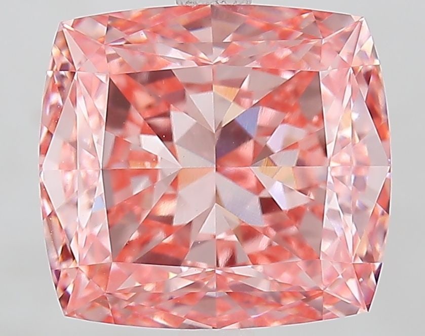 Loose Diamond - CUSHION MODIFIED 6.03ct Fancy Vivid Pink VVS2: Loose Diamond - CUSHION MODIFIED 6.03ct Fancy Vivid Pink VVS2 Source: This is a real non-mined Diamond that has been grown in a lab Shape: CUSHION MODIFIED Carats: 6.03 Color: Fancy Vivid Pink Certifi