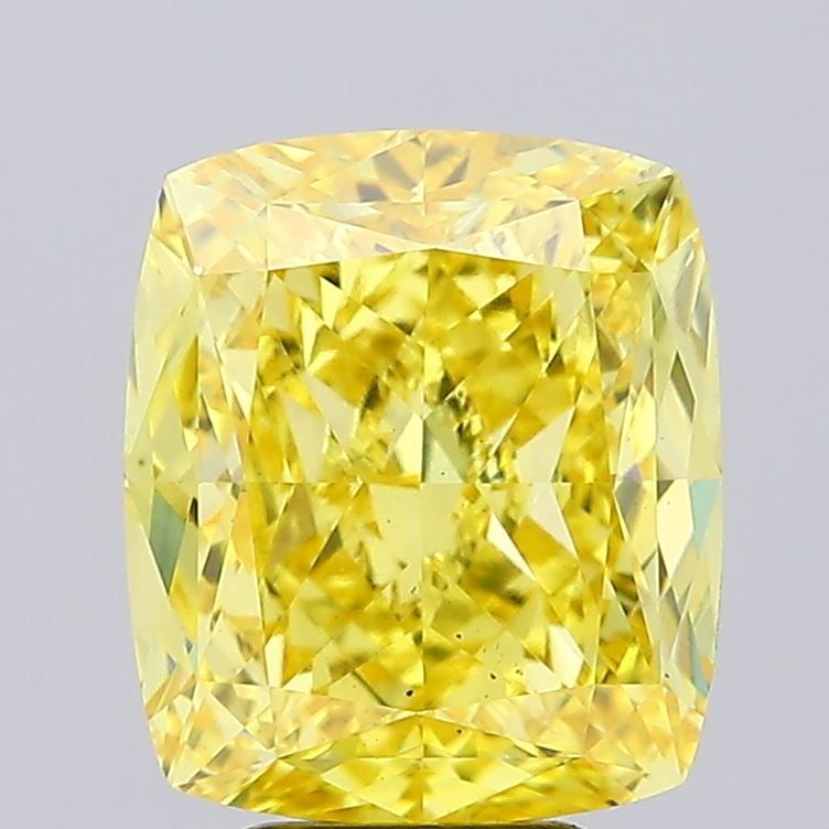 Loose Diamond - CUSHION MODIFIED 7.51ct Fancy Vivid Yellow VS2: Loose Diamond - CUSHION MODIFIED 7.51ct Fancy Vivid Yellow VS2 Source: This is a real non-mined Diamond that has been grown in a lab Shape: CUSHION MODIFIED Carats: 7.51 Color: Fancy Vivid Yellow Cert