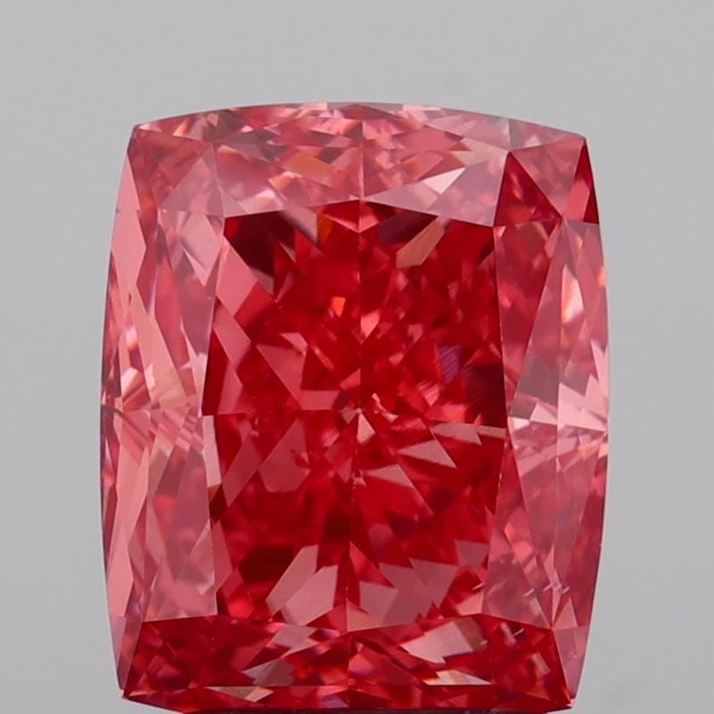 Loose Diamond - CUSHION MODIFIED 2.97ct Fancy Vivid Pink VS1: Loose Diamond - CUSHION MODIFIED 2.97ct Fancy Vivid Pink VS1 Source: This is a real non-mined Diamond that has been grown in a lab Shape: CUSHION MODIFIED Carats: 2.97 Color: Fancy Vivid Pink Certific