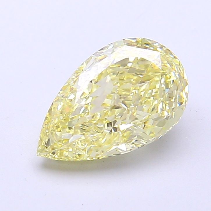 Loose Diamond - PEAR 2.01ct Fancy Yellow VS1: Loose Diamond - PEAR 2.01ct Fancy Yellow VS1 Source: This is a real non-mined Diamond that has been grown in a lab Shape: PEAR Carats: 2.01 Color: Fancy Yellow Certification: IGI Video: