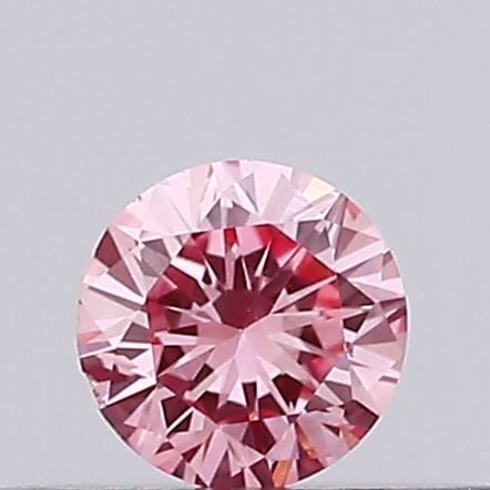 Loose Diamond - ROUND 0.15ct Fancy Vivid Pink SI1: Loose Diamond - ROUND 0.15ct Fancy Vivid Pink SI1 Source: This is a real non-mined Diamond that has been grown in a lab Shape: ROUND Carats: 0.15 Color: Fancy Vivid Pink Certification: IGI Video: