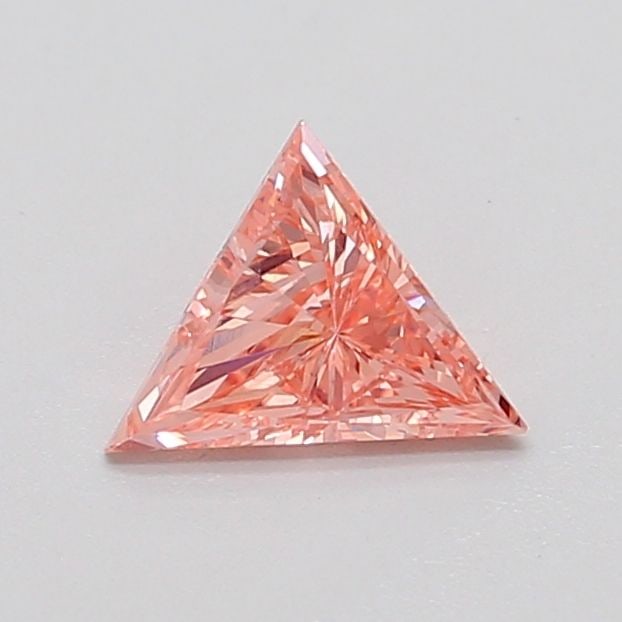 Loose Diamond - TRIANGULAR 0.39ct Fancy Vivid Pink VS1: Loose Diamond - TRIANGULAR 0.39ct Fancy Vivid Pink VS1 Source: This is a real non-mined Diamond that has been grown in a lab Shape: TRIANGULAR Carats: 0.39 Color: Fancy Vivid Pink Certification: IGI V