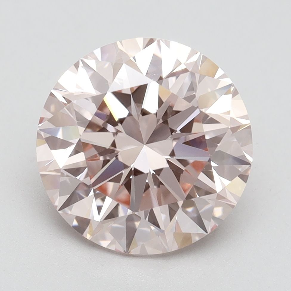 Loose Diamond - ROUND 3.61ct Fancy Intense Pink VVS2 (1 of 1)