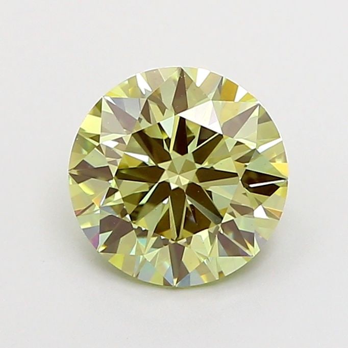 Ideal Loose Diamond - ROUND 1.4ct Fancy Yellowish Green VS1 (1 of 1)