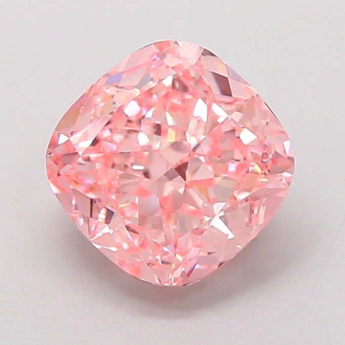 Loose Diamond - CUSHION MODIFIED 2.41ct Fancy Vivid Pink VS1: Loose Diamond - CUSHION MODIFIED 2.41ct Fancy Vivid Pink VS1 Source: This is a real non-mined Diamond that has been grown in a lab Shape: CUSHION MODIFIED Carats: 2.41 Color: Fancy Vivid Pink Certific