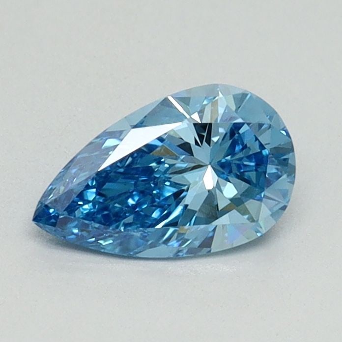 Loose Diamond - PEAR 0.54ct Fancy Blue VS1: Loose Diamond - PEAR 0.54ct Fancy Blue VS1 Source: This is a real non-mined Diamond that has been grown in a lab Shape: PEAR Carats: 0.54 Color: Fancy Blue Certification: NONE Video: