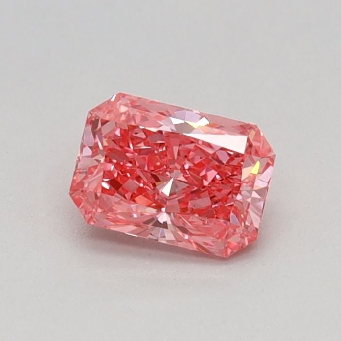 Loose Diamond - RADIANT 0.32ct Fancy Vivid Pink VS1: Loose Diamond - RADIANT 0.32ct Fancy Vivid Pink VS1 Source: This is a real non-mined Diamond that has been grown in a lab Shape: RADIANT Carats: 0.32 Color: Fancy Vivid Pink Certification: IGI Video: