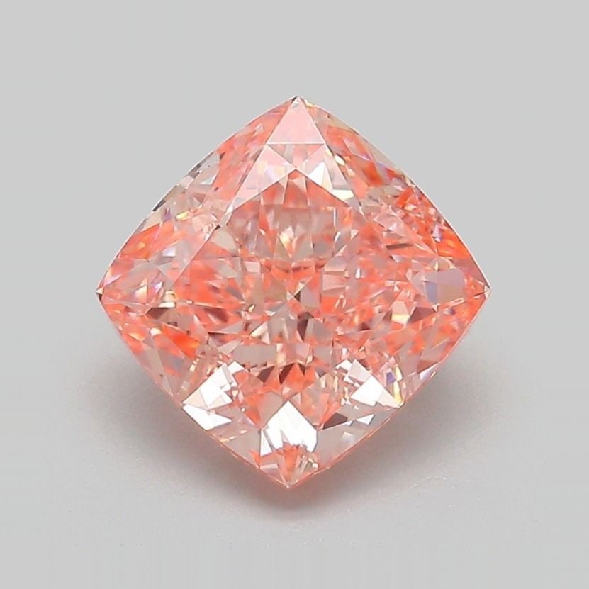 Loose Diamond - CUSHION MODIFIED 2.53ct Fancy Vivid Pink VVS2: Loose Diamond - CUSHION MODIFIED 2.53ct Fancy Vivid Pink VVS2 Source: This is a real non-mined Diamond that has been grown in a lab Shape: CUSHION MODIFIED Carats: 2.53 Color: Fancy Vivid Pink Certifi
