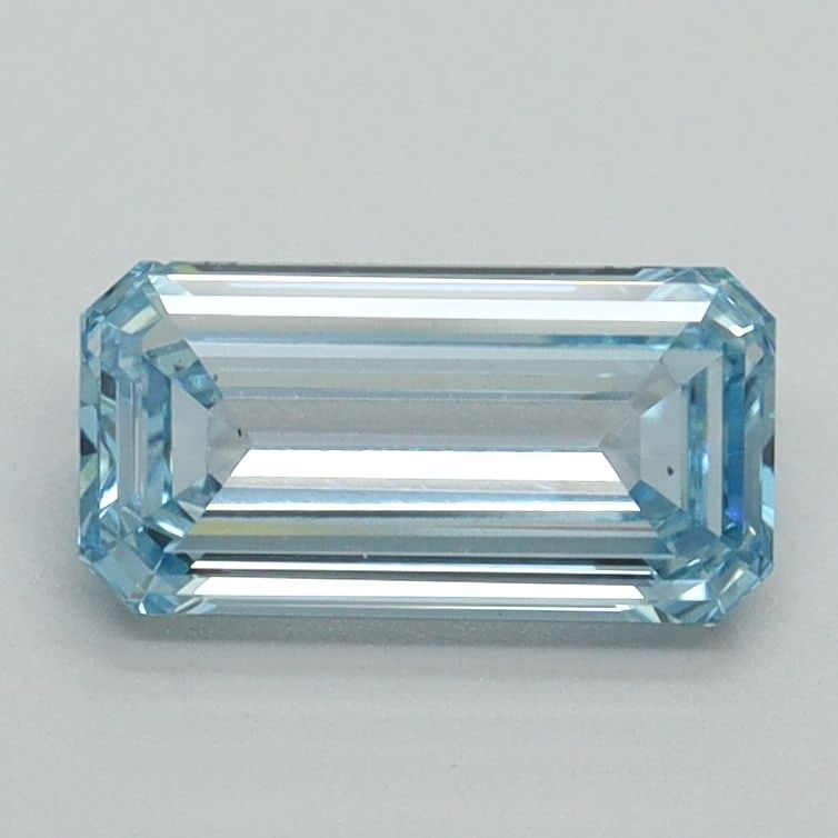 Loose Diamond - EMERALD 1.04ct Fancy Vivid Blue VS1: Loose Diamond - EMERALD 1.04ct Fancy Vivid Blue VS1 Source: This is a real non-mined Diamond that has been grown in a lab Shape: EMERALD Carats: 1.04 Color: Fancy Vivid Blue Certification: IGI Video: