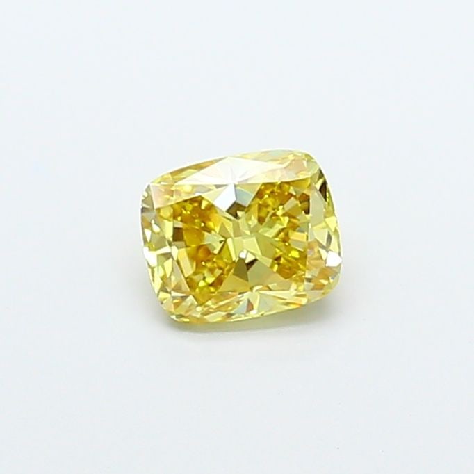 Loose Diamond - CUSHION MODIFIED 1.02ct Fancy Intense Yellow VVS2: Loose Diamond - CUSHION MODIFIED 1.02ct Fancy Intense Yellow VVS2 Source: This is a real non-mined Diamond that has been grown in a lab Shape: CUSHION MODIFIED Carats: 1.02 Color: Fancy Intense Yellow