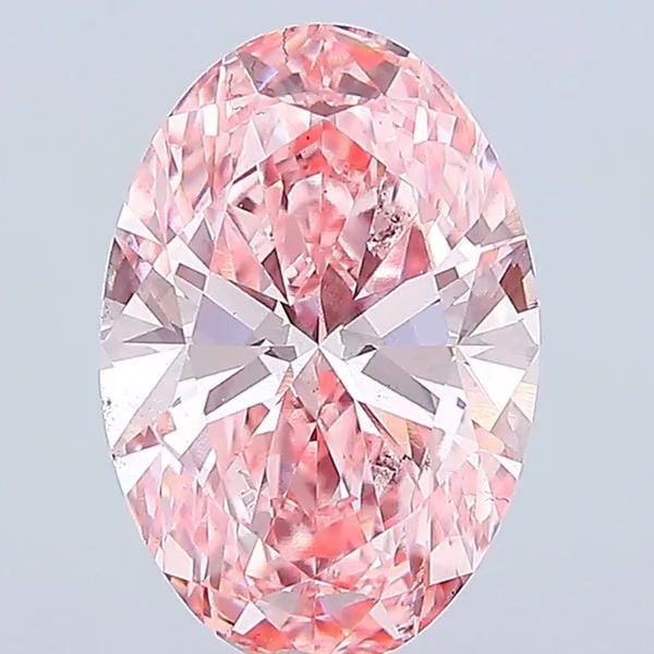 Loose Diamond - OVAL 5.7ct Fancy Vivid Pink VS2: Loose Diamond - OVAL 5.7ct Fancy Vivid Pink VS2 Source: This is a real non-mined Diamond that has been grown in a lab Shape: OVAL Carats: 5.7 Color: Fancy Vivid Pink Certification: IGI Video: