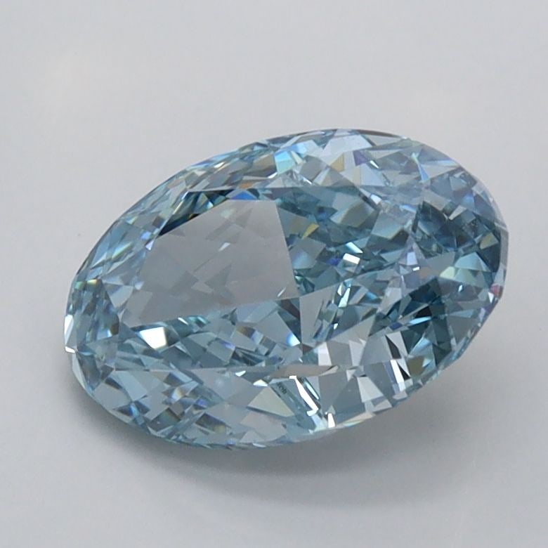 Loose Diamond - OVAL 1.64ct Fancy Vivid Blue VS1: Loose Diamond - OVAL 1.64ct Fancy Vivid Blue VS1 Source: This is a real non-mined Diamond that has been grown in a lab Shape: OVAL Carats: 1.64 Color: Fancy Vivid Blue Certification: IGI Video: