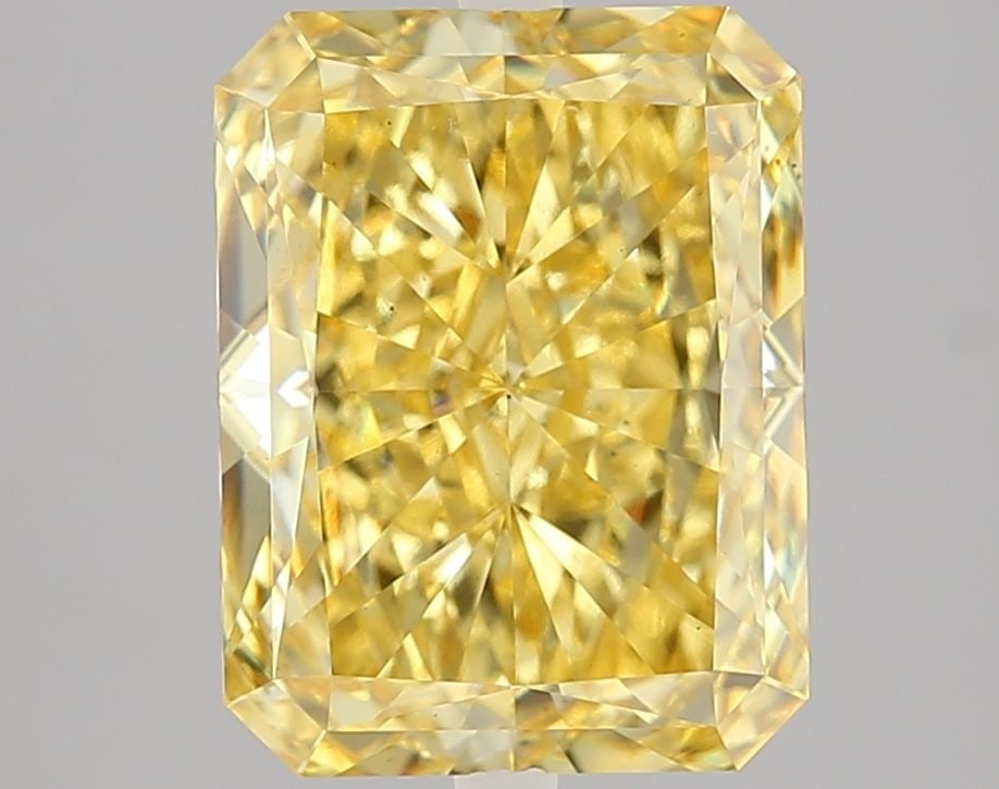 Loose Diamond - RADIANT 4.01ct Fancy Vivid Yellow VS1: Loose Diamond - RADIANT 4.01ct Fancy Vivid Yellow VS1 Source: This is a real non-mined Diamond that has been grown in a lab Shape: RADIANT Carats: 4.01 Color: Fancy Vivid Yellow Certification: IGI Vid