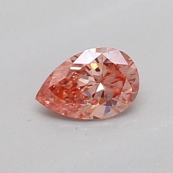 Loose Diamond - PEAR 0.15ct Fancy Vivid Pink VS1: Loose Diamond - PEAR 0.15ct Fancy Vivid Pink VS1 Source: This is a real non-mined Diamond that has been grown in a lab Shape: PEAR Carats: 0.15 Color: Fancy Vivid Pink Certification: IGI Video: