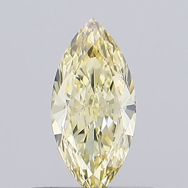 Loose Diamond - MARQUISE 0.4ct Fancy Yellow VS1: Loose Diamond - MARQUISE 0.4ct Fancy Yellow VS1 Source: This is a real non-mined Diamond that has been grown in a lab Shape: MARQUISE Carats: 0.4 Color: Fancy Yellow Certification: IGI Video: