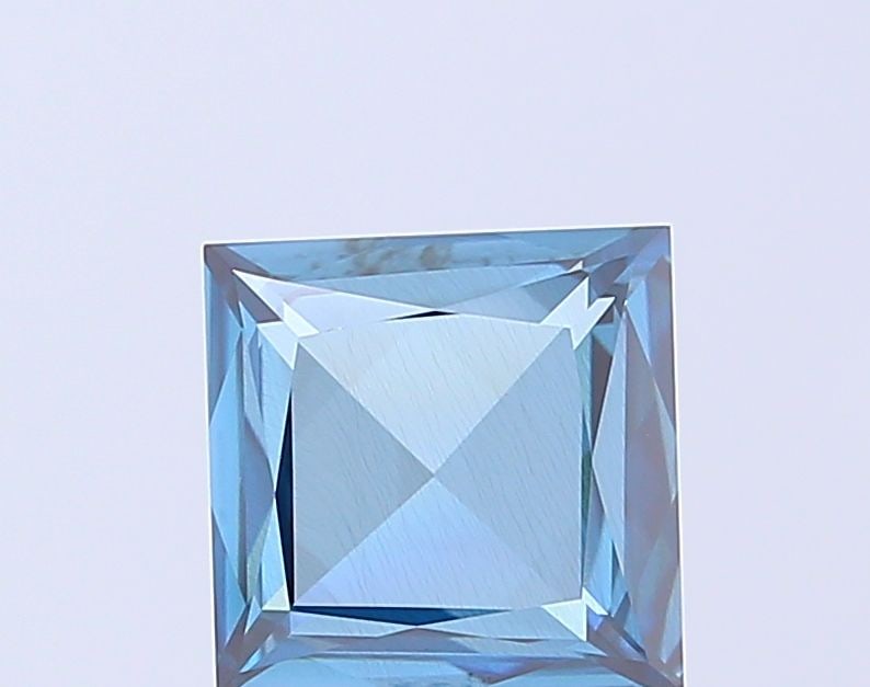 Loose Diamond - PRINCESS 1.9ct Fancy Vivid Blue VS2: Loose Diamond - PRINCESS 1.9ct Fancy Vivid Blue VS2 Source: This is a real non-mined Diamond that has been grown in a lab Shape: PRINCESS Carats: 1.9 Color: Fancy Vivid Blue Certification: IGI Video: