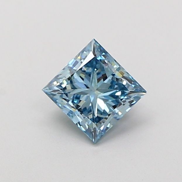 Loose Diamond - PRINCESS 0.82ct Fancy Vivid Blue VS1: Loose Diamond - PRINCESS 0.82ct Fancy Vivid Blue VS1 Source: This is a real non-mined Diamond that has been grown in a lab Shape: PRINCESS Carats: 0.82 Color: Fancy Vivid Blue Certification: IGI Video