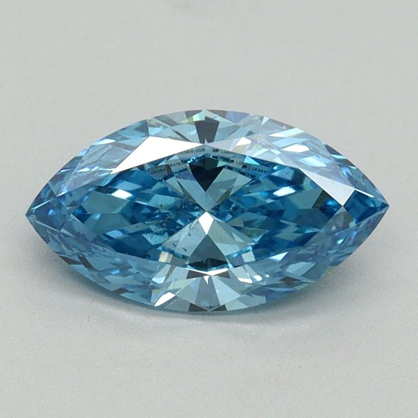 Loose Diamond - MARQUISE 1.01ct Fancy Vivid Blue SI1: Loose Diamond - MARQUISE 1.01ct Fancy Vivid Blue SI1 Source: This is a real non-mined Diamond that has been grown in a lab Shape: MARQUISE Carats: 1.01 Color: Fancy Vivid Blue Certification: IGI Video