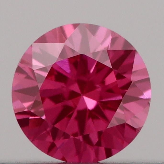 Loose Diamond - ROUND 0.19ct Fancy Vivid Pink VS2: Loose Diamond - ROUND 0.19ct Fancy Vivid Pink VS2 Source: This is a real non-mined Diamond that has been grown in a lab Shape: ROUND Carats: 0.19 Color: Fancy Vivid Pink Certification: IGI Video: