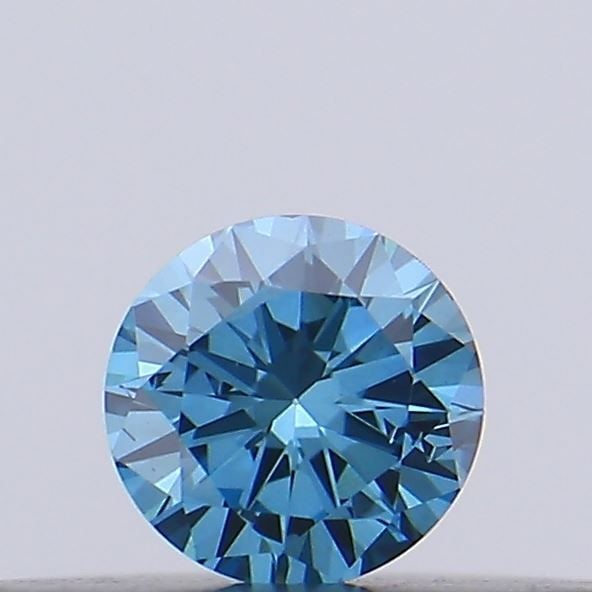 Loose Diamond - ROUND 0.12ct Fancy Vivid Blue SI1: Loose Diamond - ROUND 0.12ct Fancy Vivid Blue SI1 Source: This is a real non-mined Diamond that has been grown in a lab Shape: ROUND Carats: 0.12 Color: Fancy Vivid Blue Certification: IGI Video: