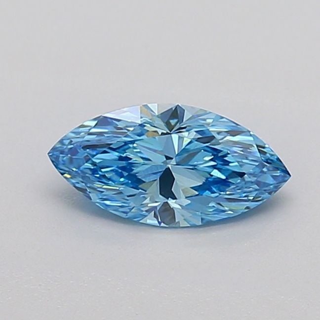 Loose Diamond - MARQUISE 0.5ct Fancy Vivid Blue VVS2: Loose Diamond - MARQUISE 0.5ct Fancy Vivid Blue VVS2 Source: This is a real non-mined Diamond that has been grown in a lab Shape: MARQUISE Carats: 0.5 Color: Fancy Vivid Blue Certification: IGI Video: